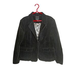 Lady Hathaway Black Corduroy Blazer Jacket